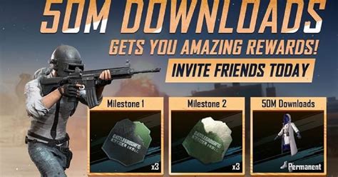 BGMI 50 Million Downloads Event: Invite your friends to BGMI and win ...