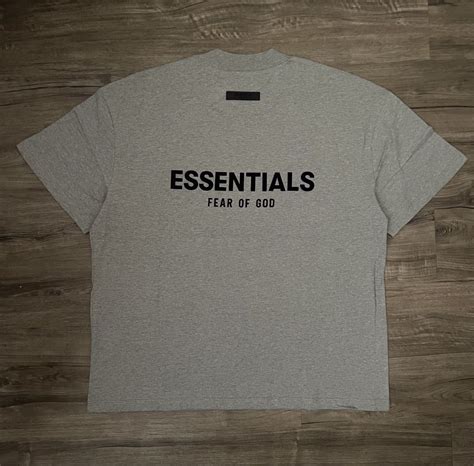 Fear of God Fear of God Essentials T-Shirt Dark Oatmeal SS22 size S ...