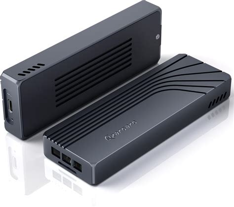 40Gbps M.2 SSD Enclosure, Thunderbolt NVMe Enclosure with Cooling Fan ...