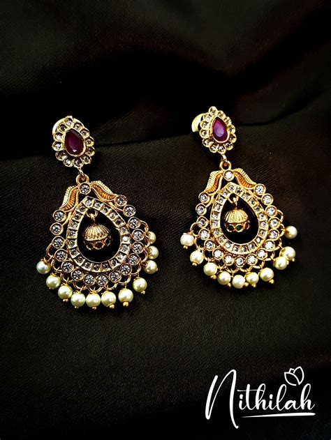 Buy Jhumka in Drops Gold Earrings design Imitation Jewellery Online ...