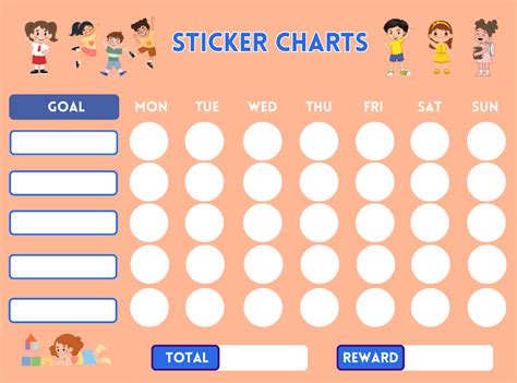Kindergarten Sticker Chart 的图像结果