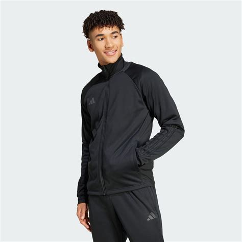 adidas Sereno Cut 3-Stripes Track Jacket - Black | adidas India