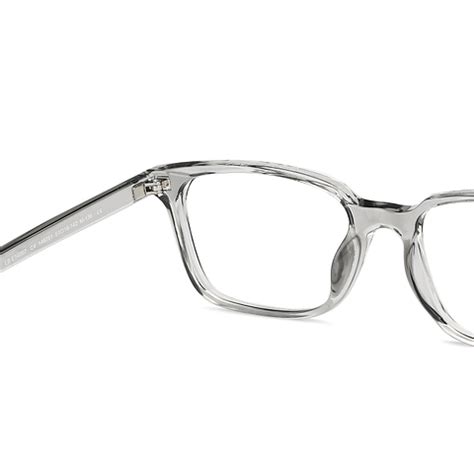 Buy Blue Block Zero Power Screen Glasses : Grey Transparent Full Rim ...