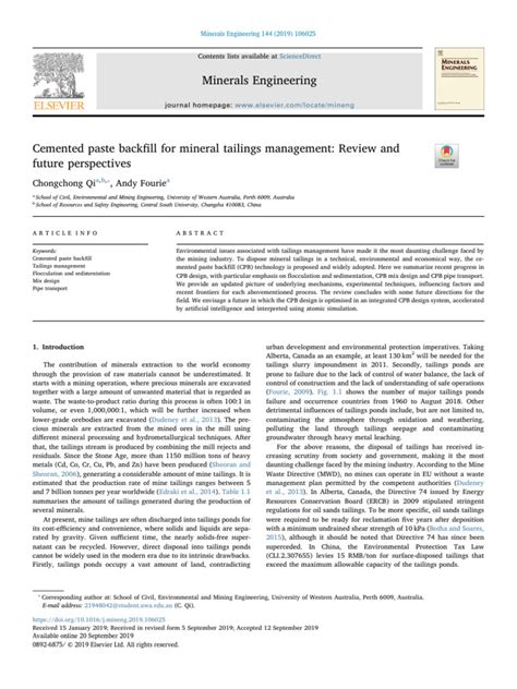 Image result for Paste Backfill