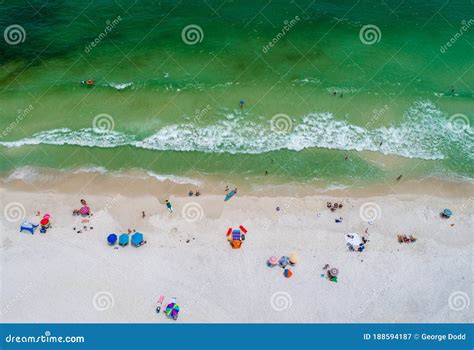 Summer Day at Pensacola Beach, Florida Stock Image - Image of shore ...