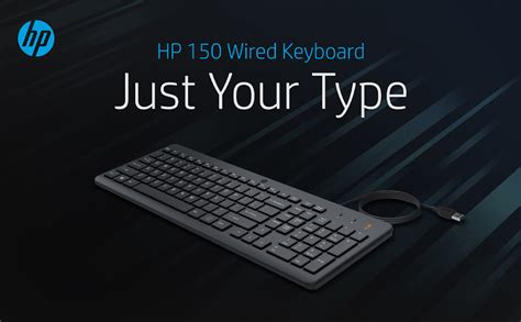 HP 150 Wired Full-Size Keyboard 664R5AA - tpstech.in