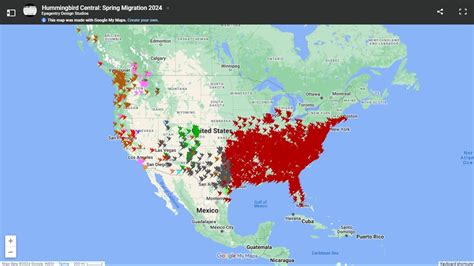 Image result for Hummingbird Tracking Map