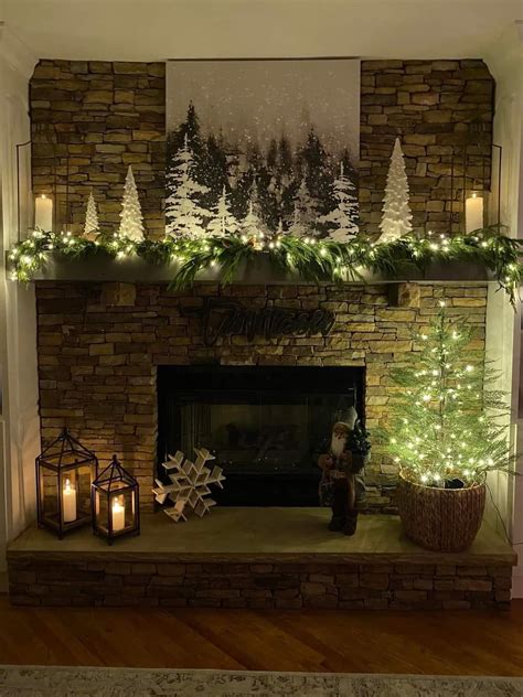 Christmas Fireplace Decor Ideas