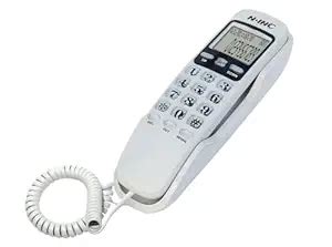 DC NET Slim Corded Landline Phone, Ringer Volume Control, Wall/Desk ...
