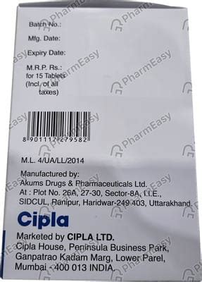 Amlopres Tl 80mg Strip Of 15 Tablets: Uses, Side Effects, Price ...
