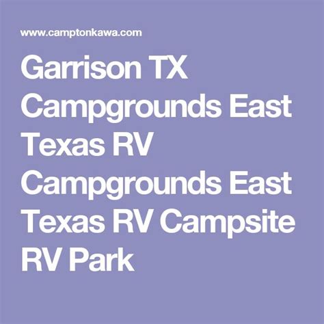 Best RV Campgrounds in East Texas