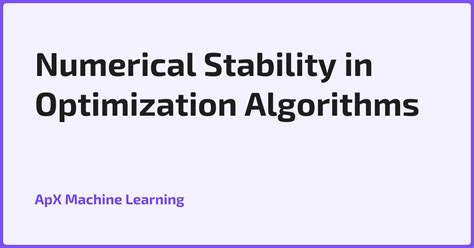 Image result for Numerical Methods and Techniques in Algorithm Stability