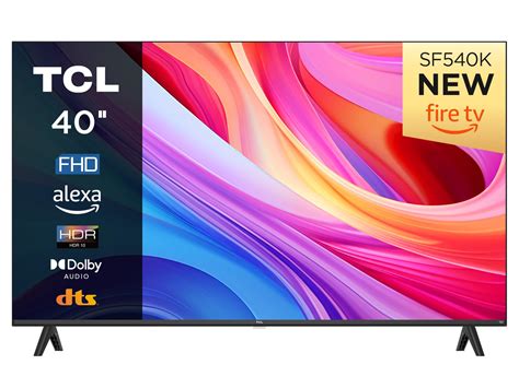 TCL 40SF540K 40-inch FHD Smart Television - HDR & HLG-Dolby Audio-DTS ...