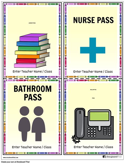 School Pass Template - prntbl.concejomunicipaldechinu.gov.co