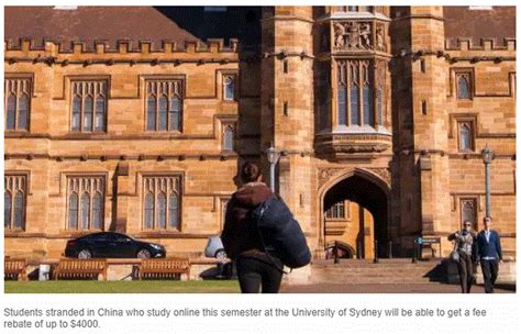 澳洲大量留学生将被迫延迟毕业！悉尼大学已开始退还学费！