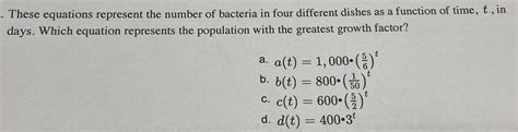 Image result for Bacteria Math Compound Continuously Equations