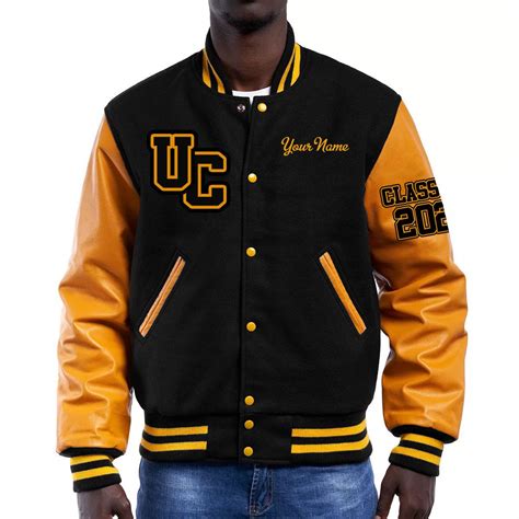 Varsity Base School Jacket Union High School Cougars Letterman Jacket