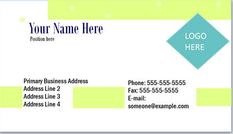 Free Excel Business Card Template 的图像结果