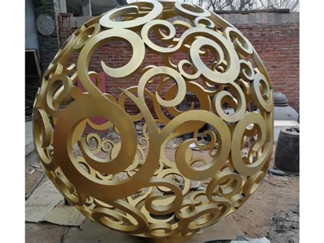 不锈钢艺术球 - 合缘雕塑