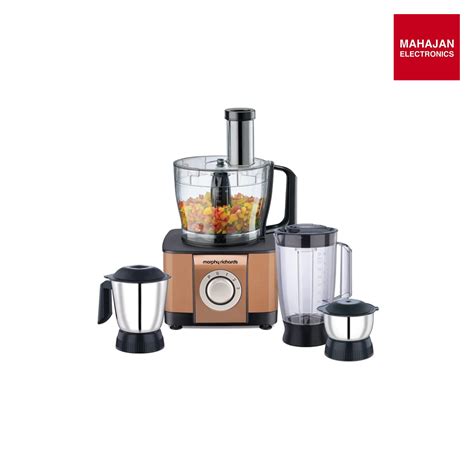 Morphy Richards Icon Superb 1000W Food Processor | 16 Functions, 4 Jars ...