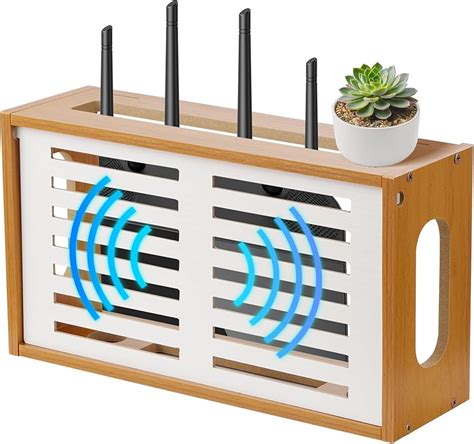 Router Shelf Wall Mount Wifi Router Box Hider And Modem | Desertcart INDIA
