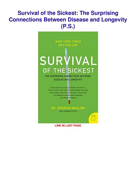 PPT - [READ DOWNLOAD] Survival of the Sickest: The Surprising ...