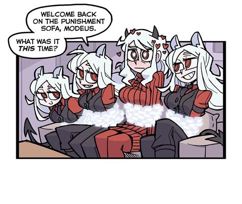 modeus and cerberus (helltaker) drawn by vanripper | Danbooru