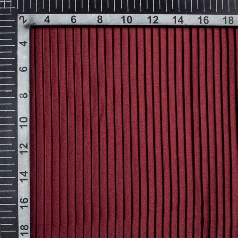 Maroon Plain Japan Satin Pleated Fabric – Fabcurate
