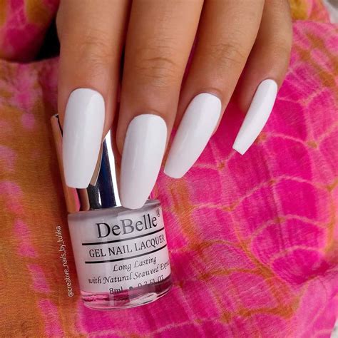 Buy DEBELLE GEL NAIL LACQUER VANILLA CROISSANT ONE COAT WHITE NAIL ...