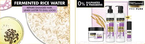 Buy TRESemme Pro Pure Damage Recovery Shampoo| with Fermented Rice ...