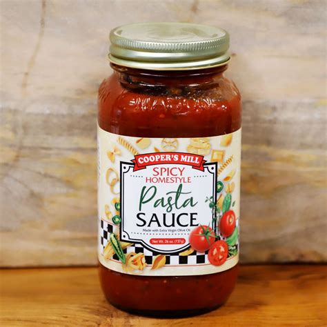 SPICY HOMESTYLE PASTA SAUCE 26OZ - JanMichaels Art and Home