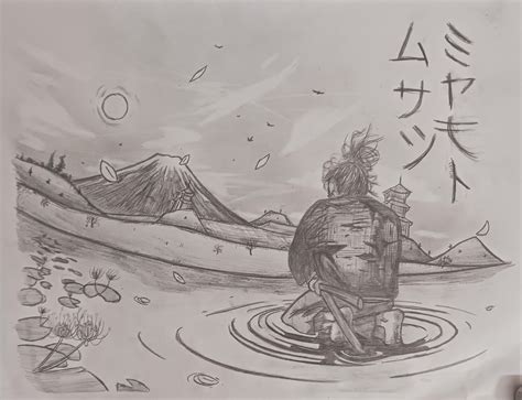i dont read the vagabond manga, but my friend asked me to draw this, she is a big fan : r ...