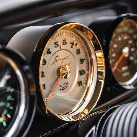 Every new Singer pushes the attention to detail further - Credit: @porscheclassics | Car gauges ...