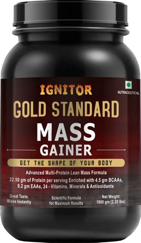 IGNITOR Gold Standard Advanced Multi Protein Mass Gainer Formula ...