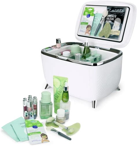 PERSONAL CHILLER Mini Skincare Fridge 6 Liter, Portable Cosmetic Fridge ...