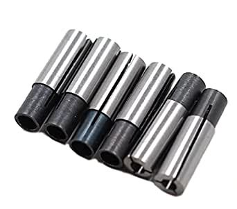 Draik 6pcs 1/4 Inch to 1/8 Inch CNC Engraving Bit Router Adapter ...