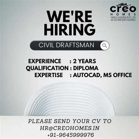 We're Hiring Civil Draftsman | Architecture | Construction | Interior ...