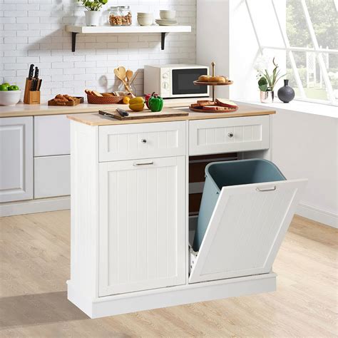 LOUVIXA Tilt Out Trash Can Cabinet Dog Proof with India | Ubuy