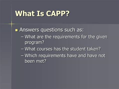 Image result for Wht Is Capp