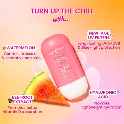 Watermelon Cooling Sunscreen SPF 50+ PA++++ With New-Age UV Filters