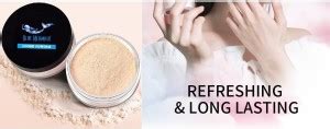 BLUEMERMAID PRETTY FACE COMPACT LOOSE POWDER FOR MATTE FINISH LOOK ...