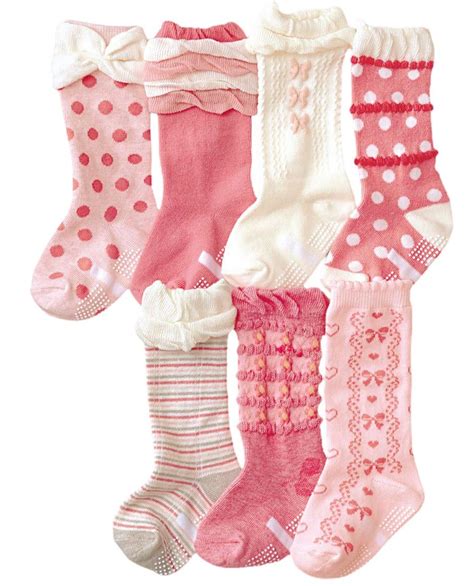 Buy Toptim® Baby Girl's Socks Princess Non-skid Socks for Infants and ...