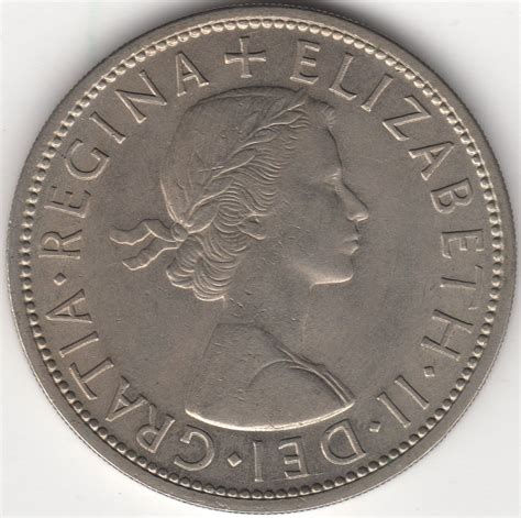 1957 Elizabeth II Half Crown | British Coins | Pennies2Pounds | Monedas