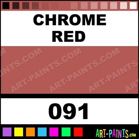 Chrome Red Oil Pastel Paints - 091 - Chrome Red Paint, Chrome Red Color ...