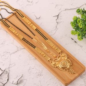 1 Gram Gold Plated Mangalsutra - Buy 1 Gram Gold Plated Mangalsutra ...