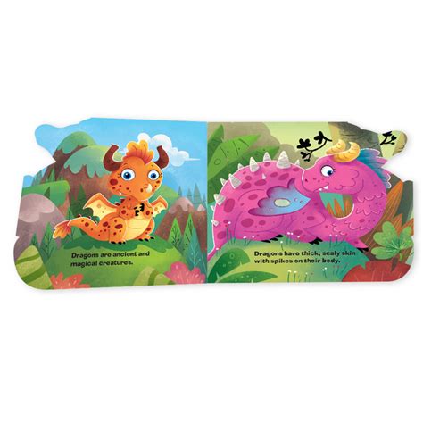 Magical Creatures Shaped Board Books I Board Books for Children Age 2+