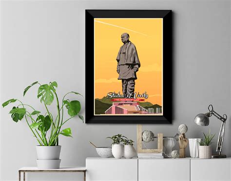 Sardar Vallabhbhai Patel - The Iron Man of India Wall Poster / Frame ...
