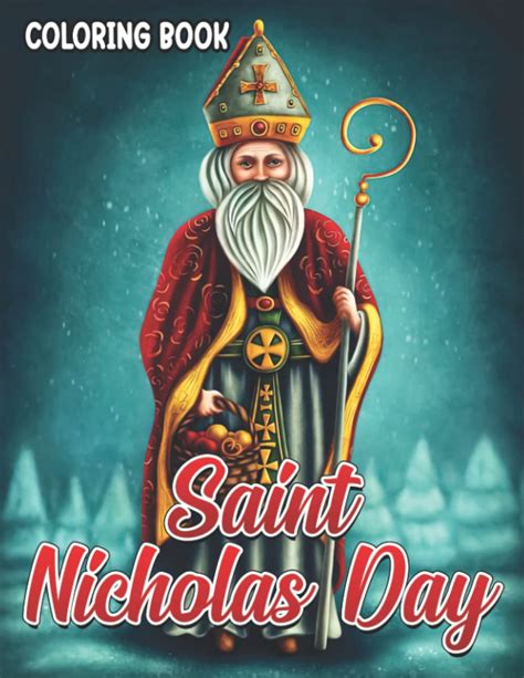 Buy Saint Nicholas Day Coloring Book: Beautiful Coloring Pages For Kids ...