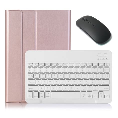 Futrola sa tastaturom i misem za iPad 10.2 2019/2020/2021 roze - Mob-Shop