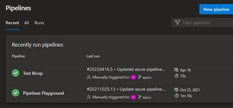 Create YAML Pipeline Azure DevOps 的图像结果